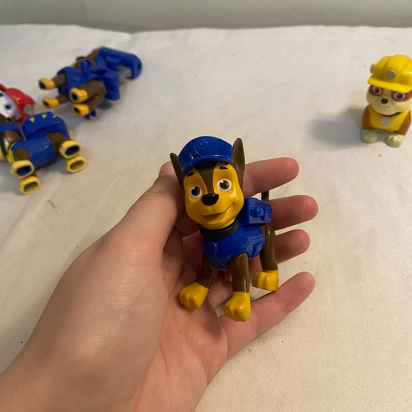 Paw Patrol Figues Bundle of 5 Toys Chase Marshall and Rumble - Picture 6 of 11